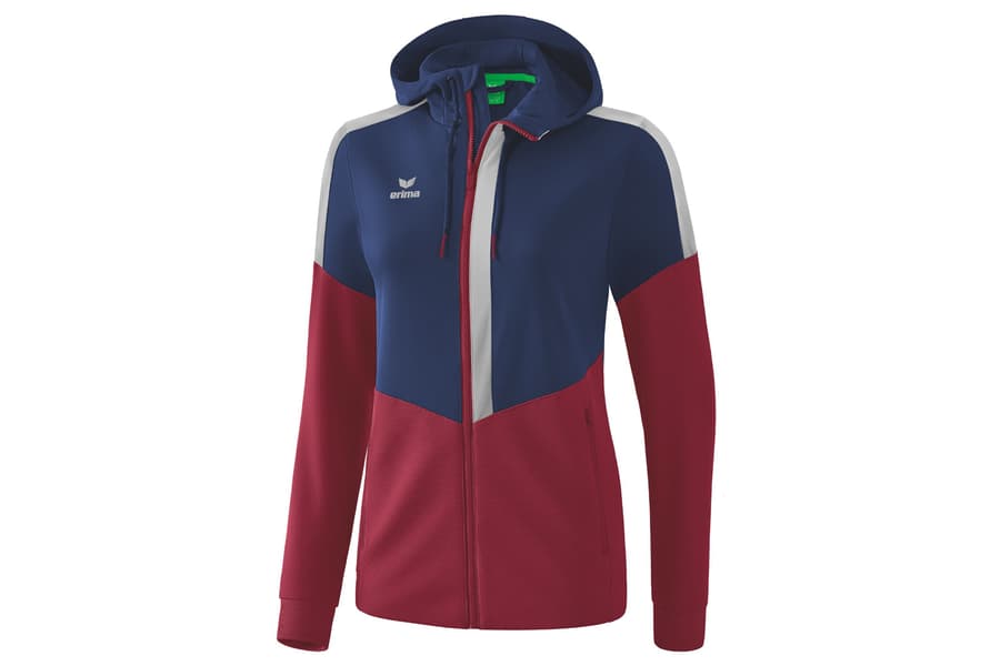 Damen Kapuzenjacke erima Squad, Gr. 34